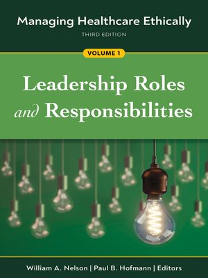 cover image of Managing Healthcare Ethically, Volume 1